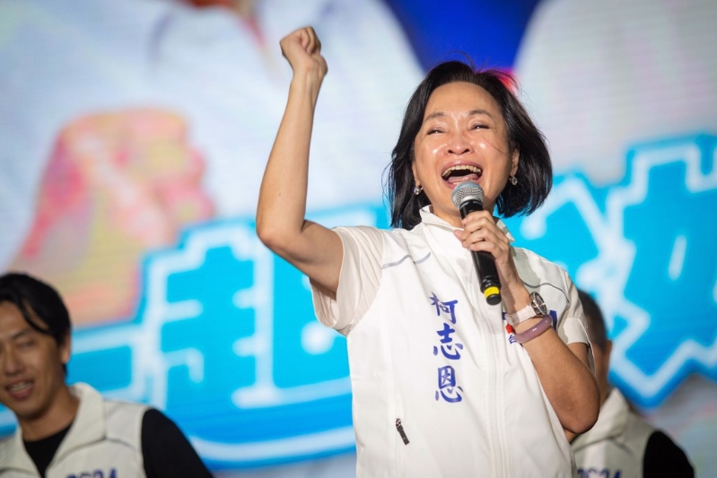 国民党高雄市长参选人柯志恩。