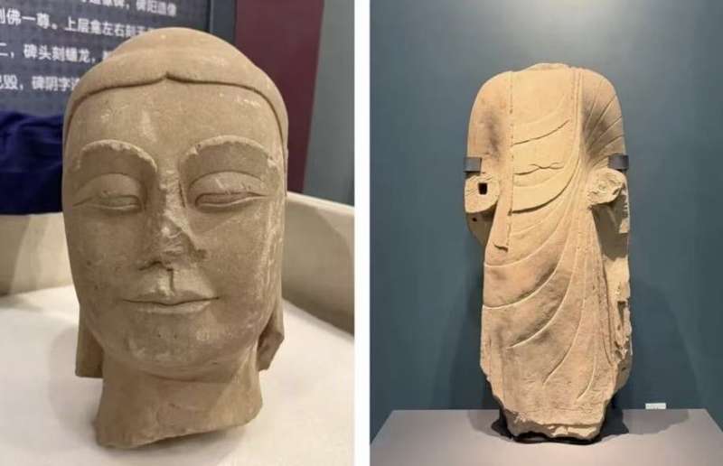 山西一村民耕地时发现1400年前佛首，经鉴定系北齐时期石造像
