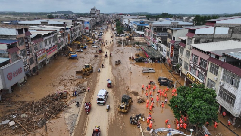 甘肃省838个乡镇出现降水，106个观测站达到暴雨级别